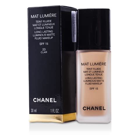 mat lumiere fluide chanel|Chanel mat lumiere perfection.